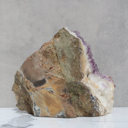 Calcites and Mineral Flower – Rare Quartz Geodes