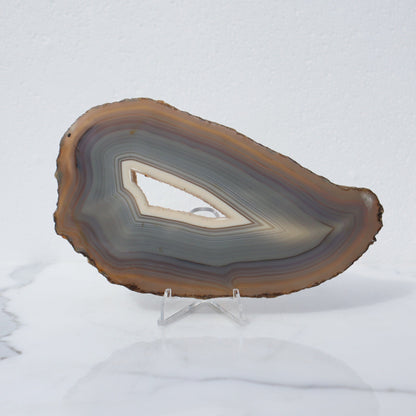 Druzy Center Agate Slice – agate slice