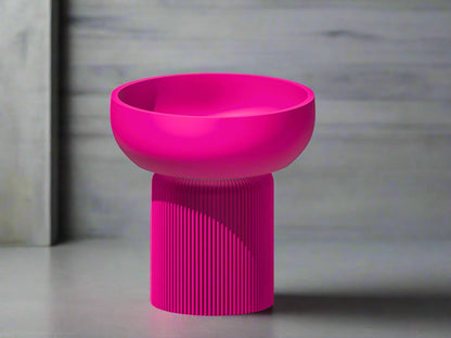 Modern Pedestal Planter, Two-Piece Plant Pot