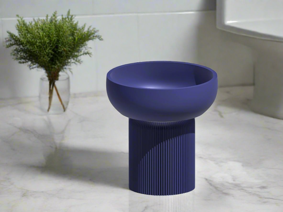 Modern Pedestal Planter, Two-Piece Plant Pot
