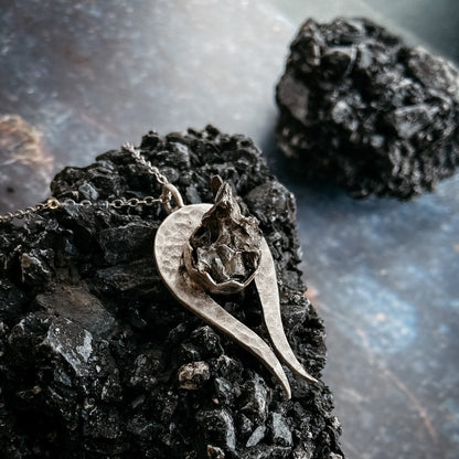Comet Necklace with Authentic Meteorite – Necklace