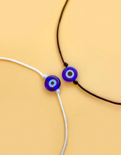 Evil Eye Bracelet – Adjustable Protection Jewelry in 4 Colors –