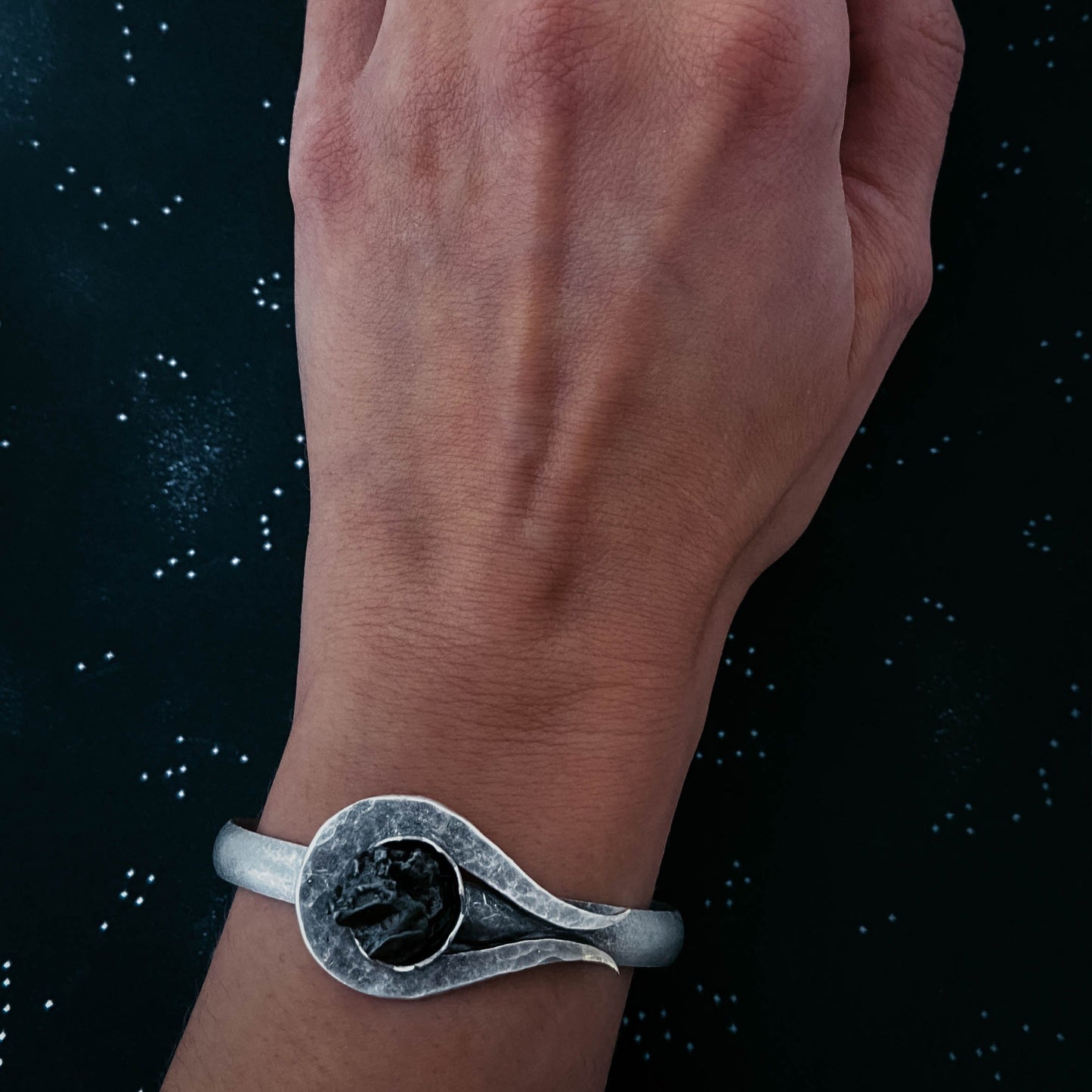 Comet Meteorite Cuff Bracelet – Bracelet