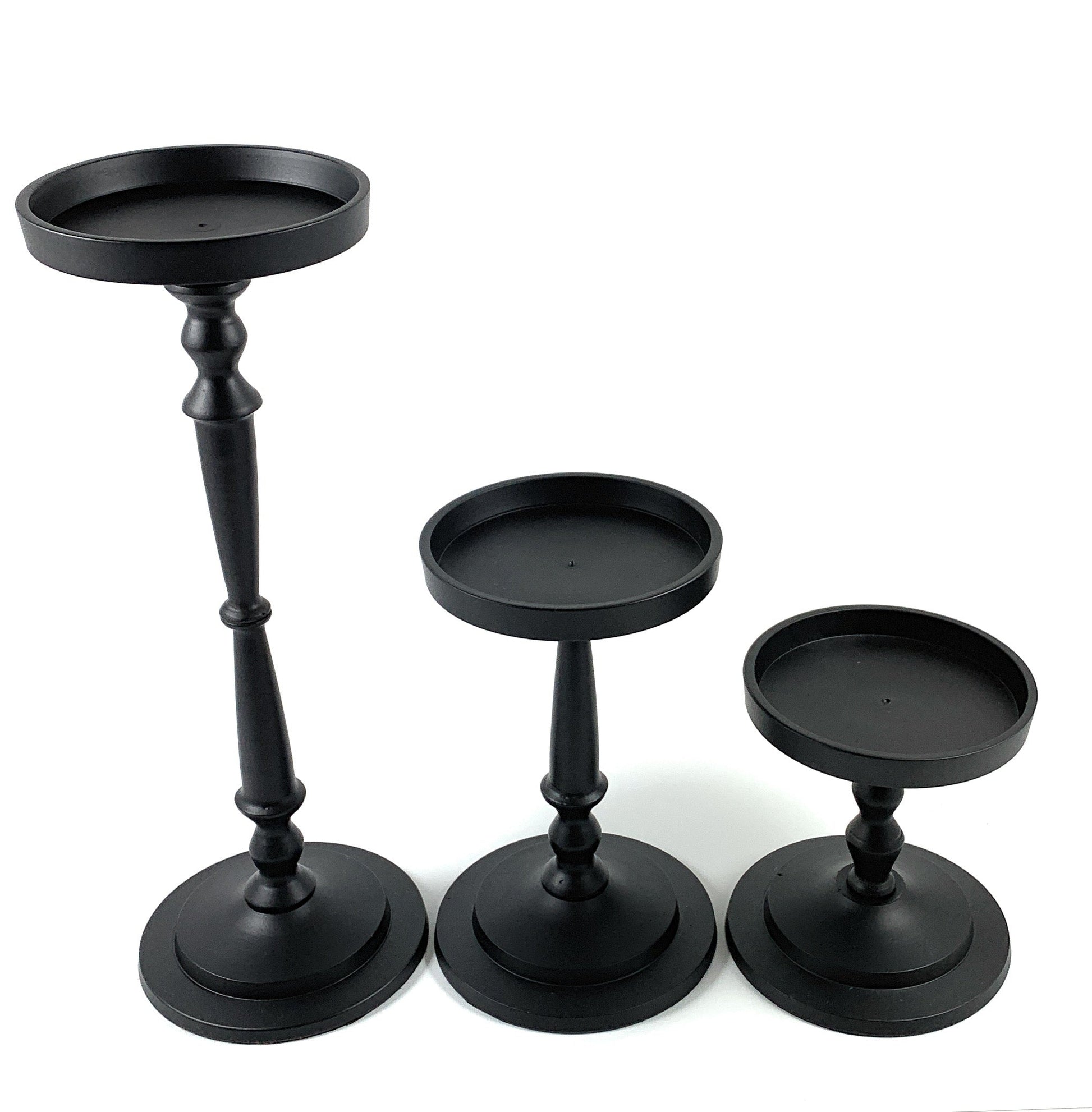 Vibhsa Pillar Candle Holder Sets of 3 – home Decor