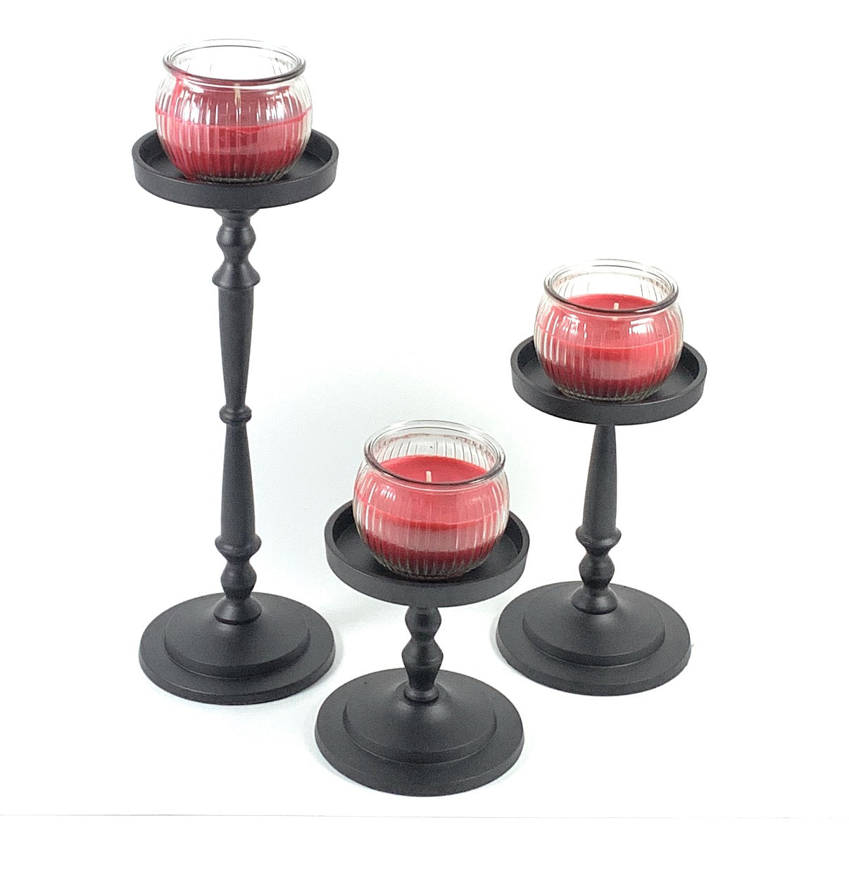 Vibhsa Pillar Candle Holder Sets of 3 – home Decor