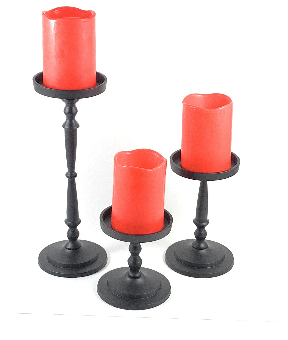 Vibhsa Pillar Candle Holder Sets of 3 – home Decor