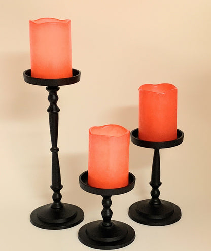 Vibhsa Pillar Candle Holder Sets of 3 – home Decor