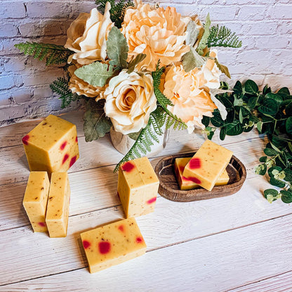 Honeysuckle Rose Petals - Handmade Soap – Soap bar
