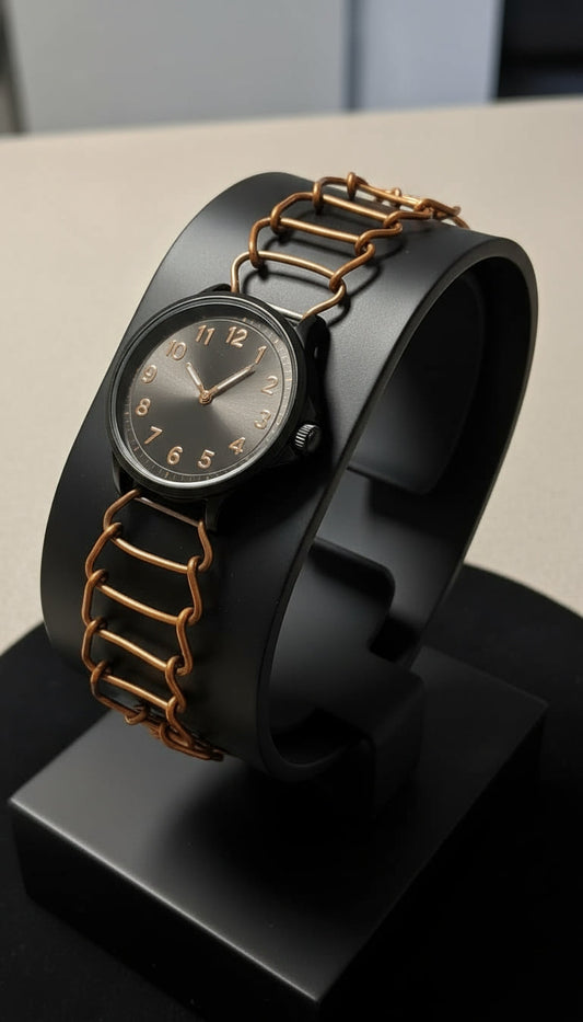 Simple but never basic copper watch –