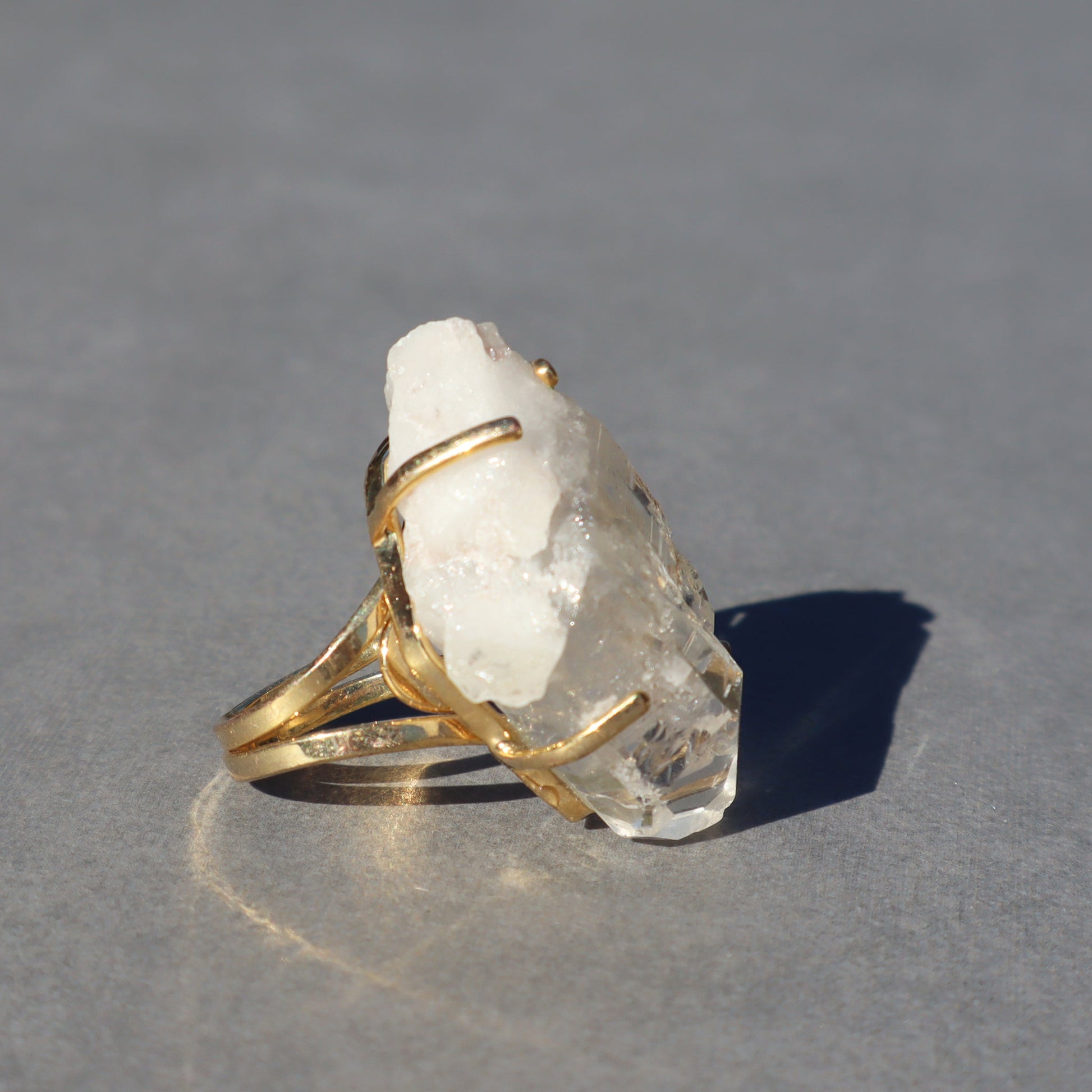White Quartz Ring – rings