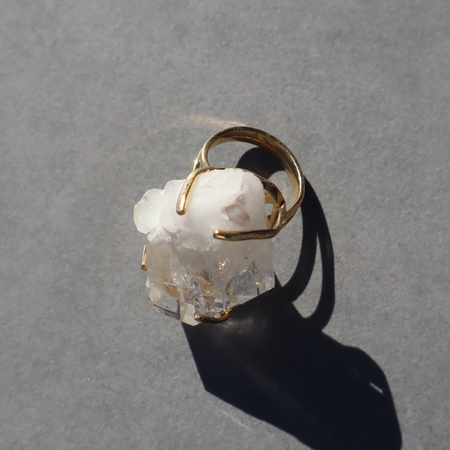 White Quartz Ring – rings