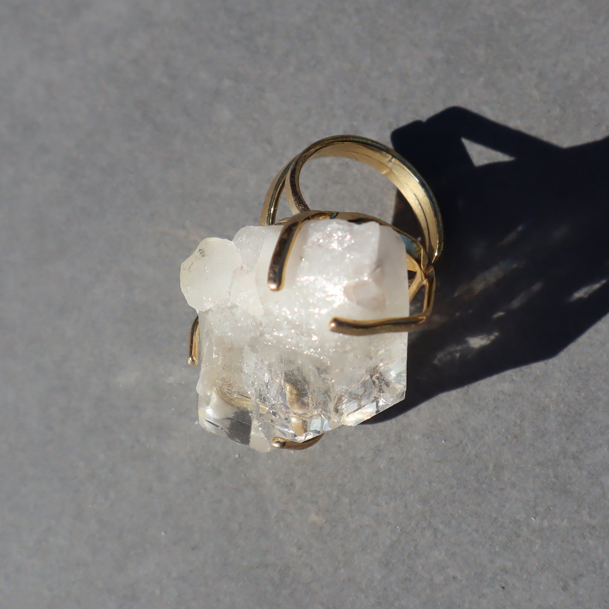 White Quartz Ring – rings
