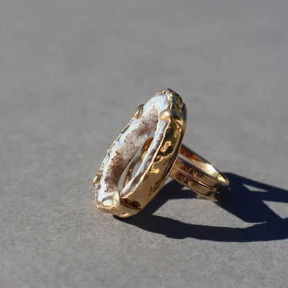 Druzy Geode Ring –