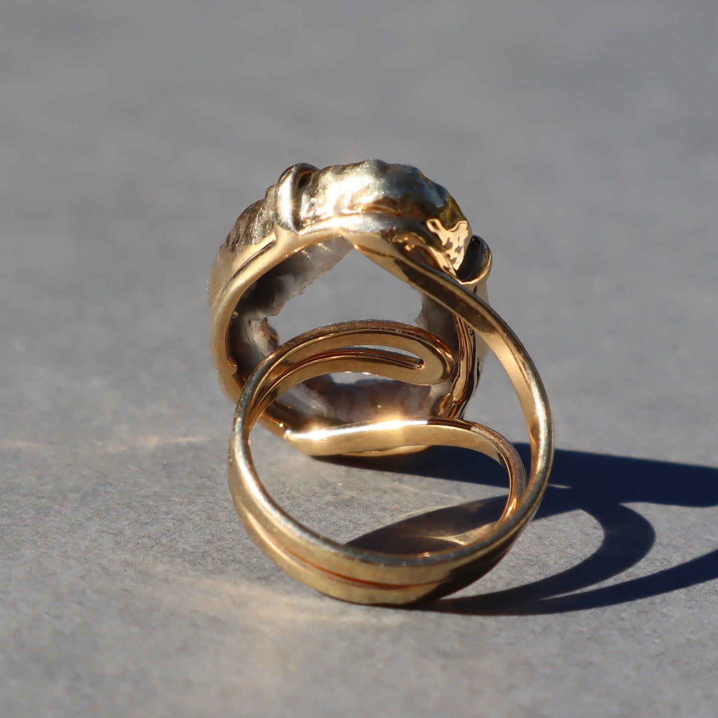 Druzy Geode Ring –