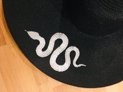 Floppy Sun Hat - XL Brim - Snakes - READY TO SHIP –