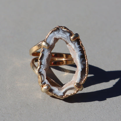 Druzy Geode Ring –