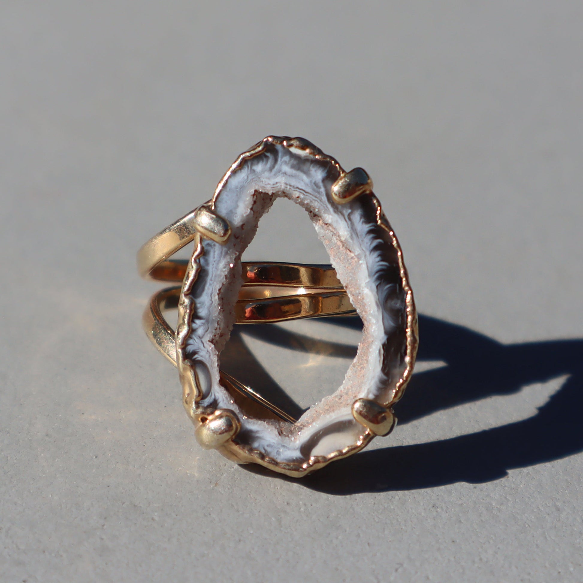 Druzy Geode Ring –