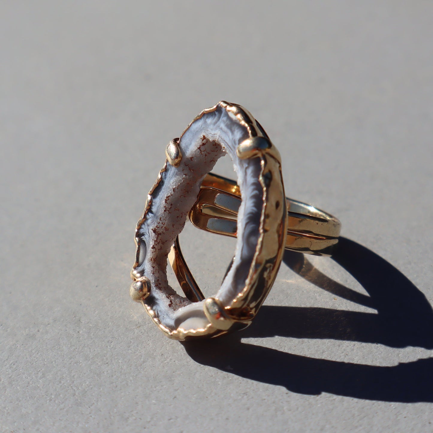 Druzy Geode Ring –