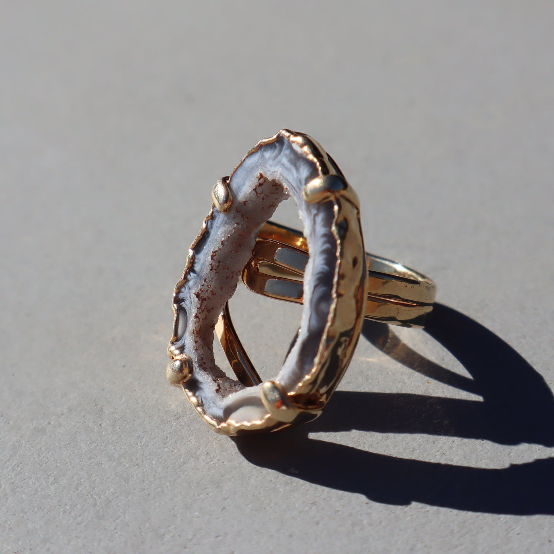 Druzy Geode Ring –