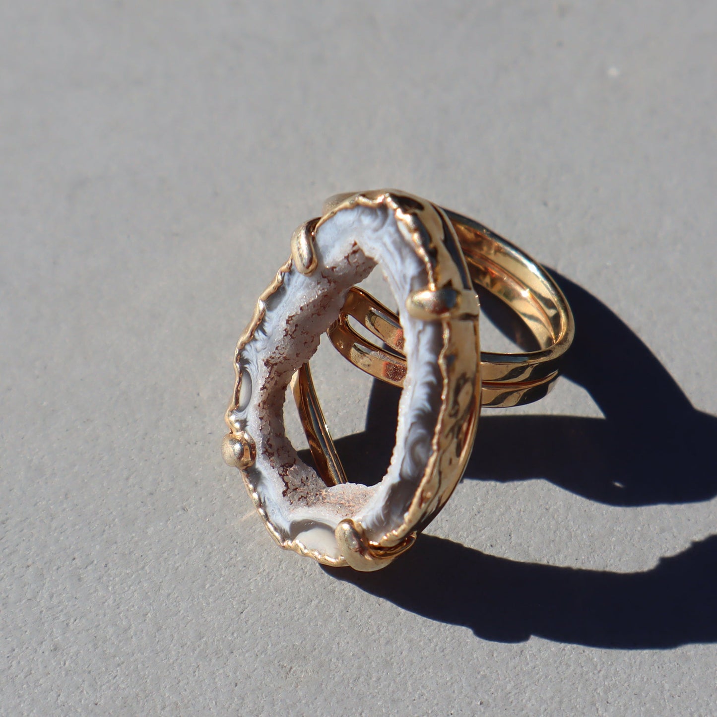 Druzy Geode Ring –