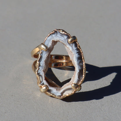 Druzy Geode Ring –