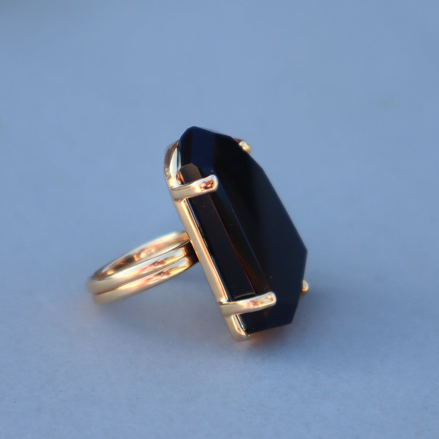 Natural Onyx Ring –