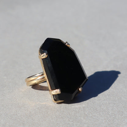 Natural Onyx Ring –