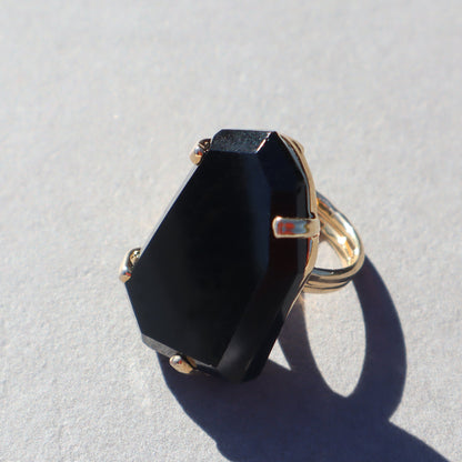 Natural Onyx Ring –
