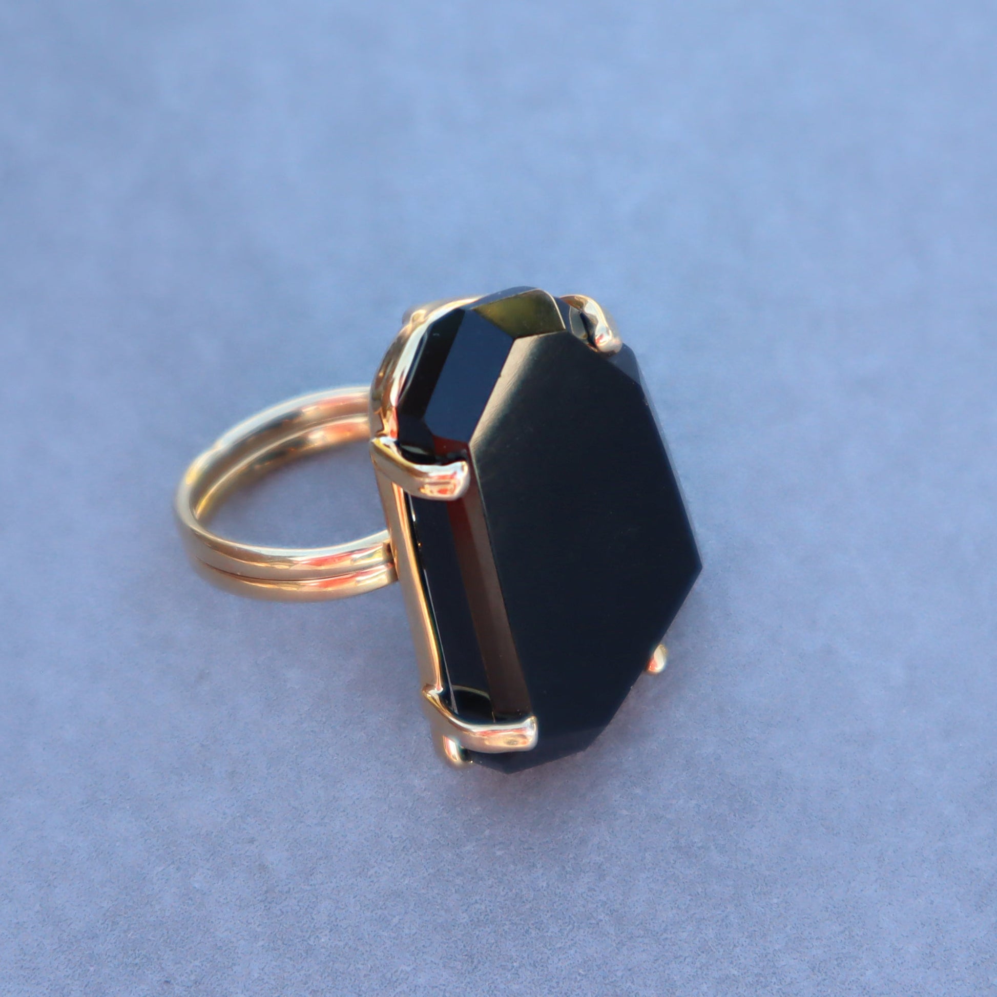 Natural Onyx Ring –