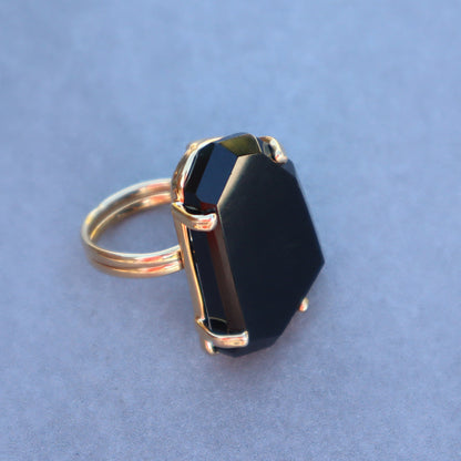 Natural Onyx Ring –