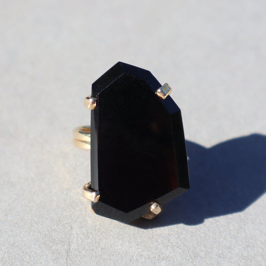 Natural Onyx Ring –