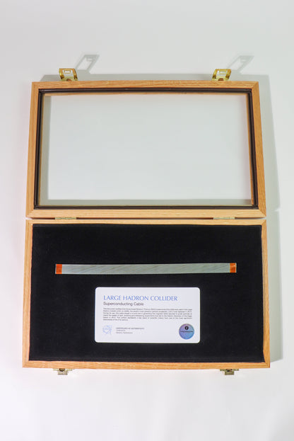 Authentic LHC Superconducting Cable — Real CERN Particle Physics Artifact