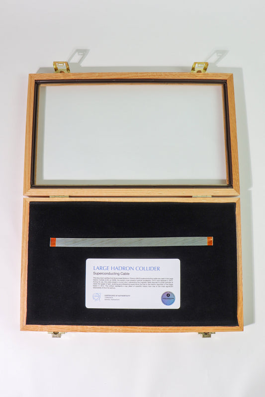 Authentic LHC Superconducting Cable — Real CERN Particle Physics Artifact – Historic Artifacts