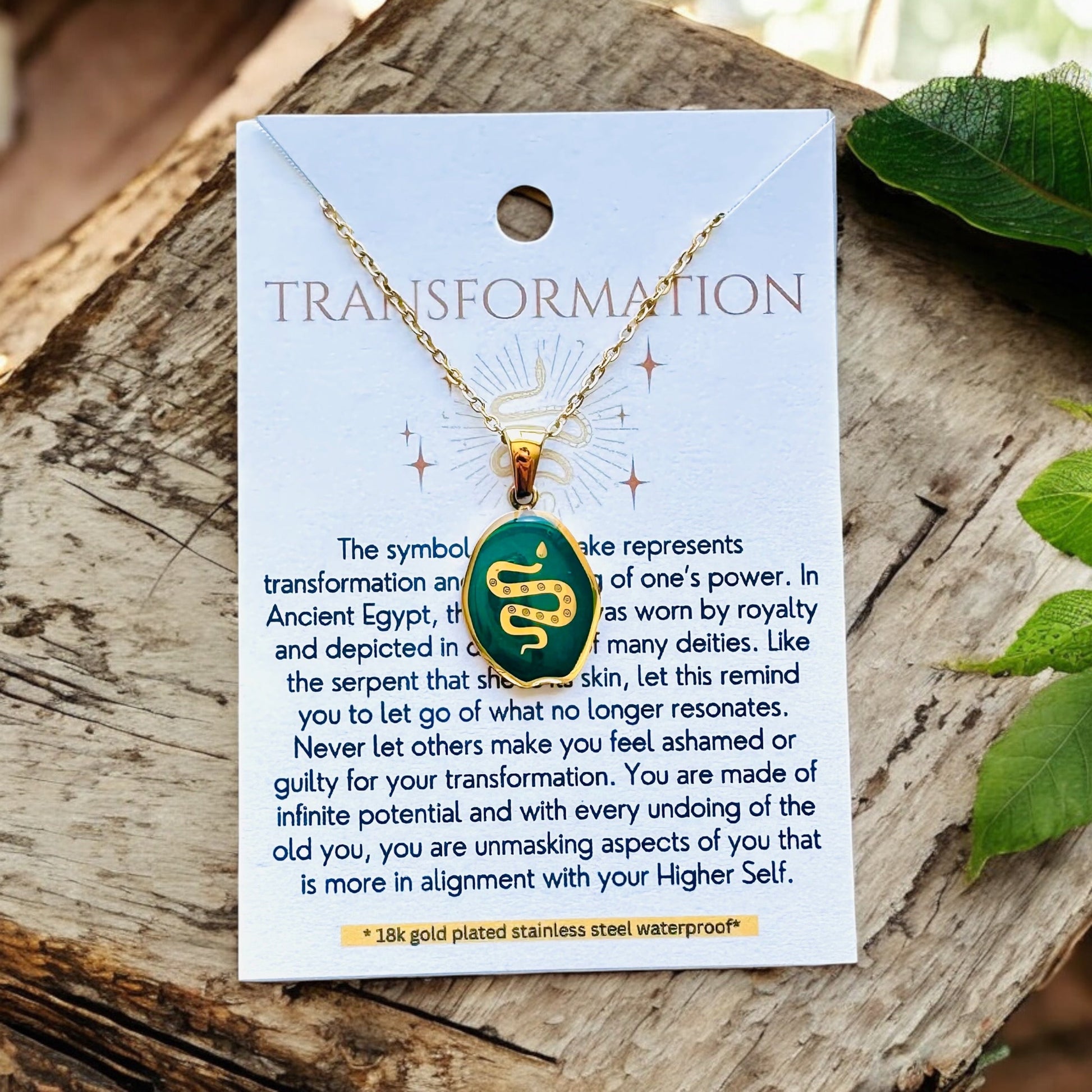 Transformation - 18K Gold Plated, Waterproof Necklace – Pendant Necklaces - MultiVariantListing