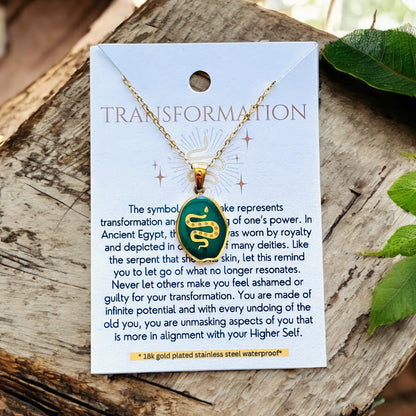 Transformation - 18K Gold Plated, Waterproof Necklace – Pendant Necklaces - MultiVariantListing