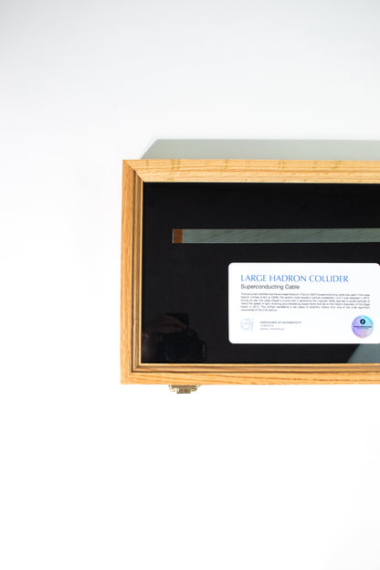 Authentic LHC Superconducting Cable — Real CERN Particle Physics Artifact