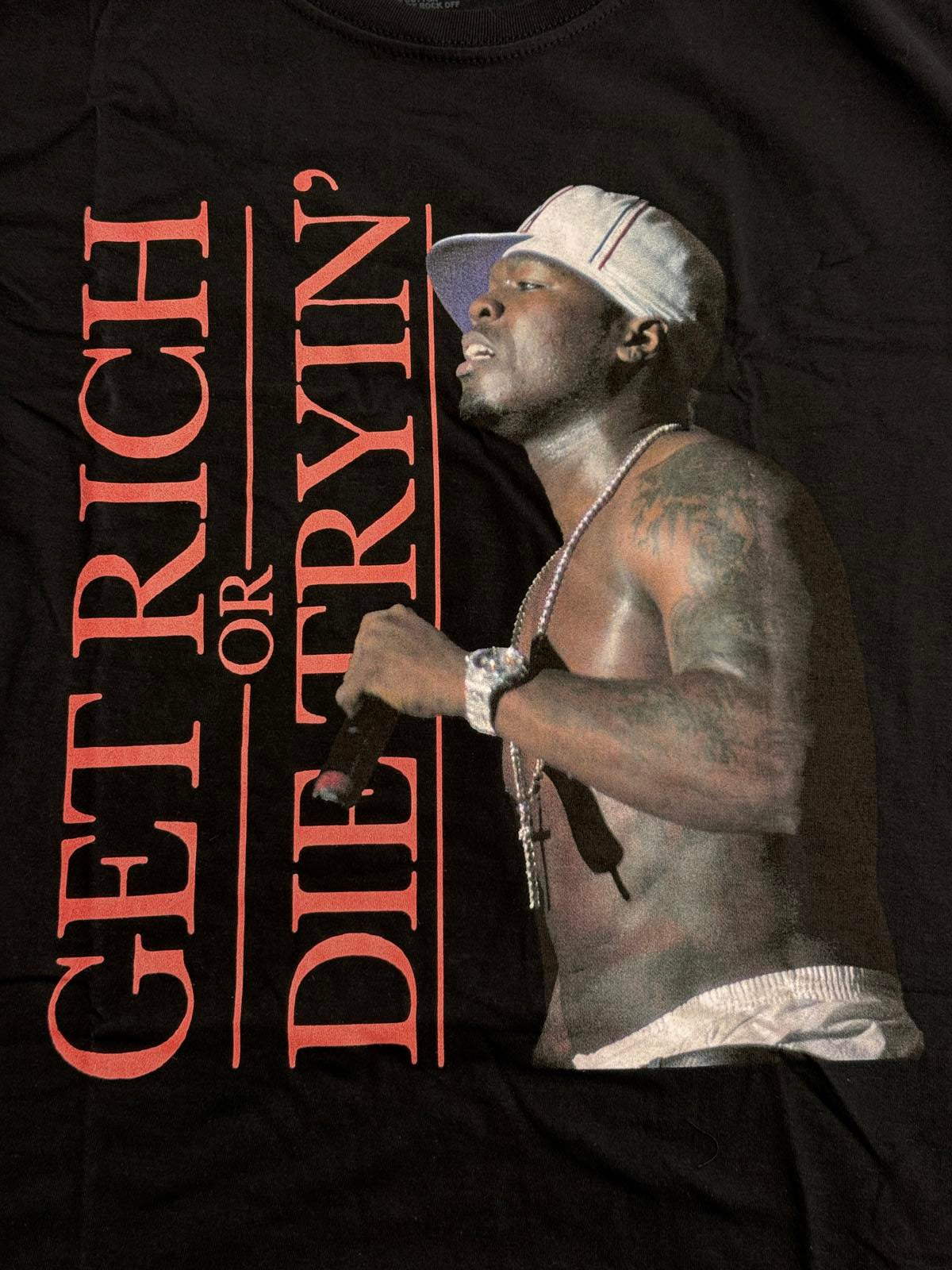 50 Cent Get Rich or Die Tryin T-Shirt | Hip Hop Tee – XXl