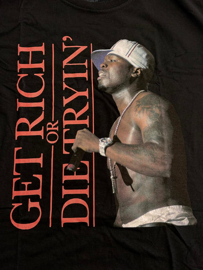 50 Cent Get Rich or Die Tryin T-Shirt | Hip Hop Tee – XXl