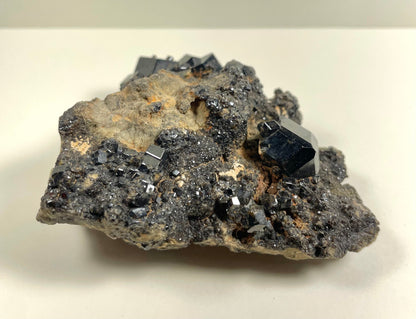 Melanite Garnet Cluster 153g – Minerals