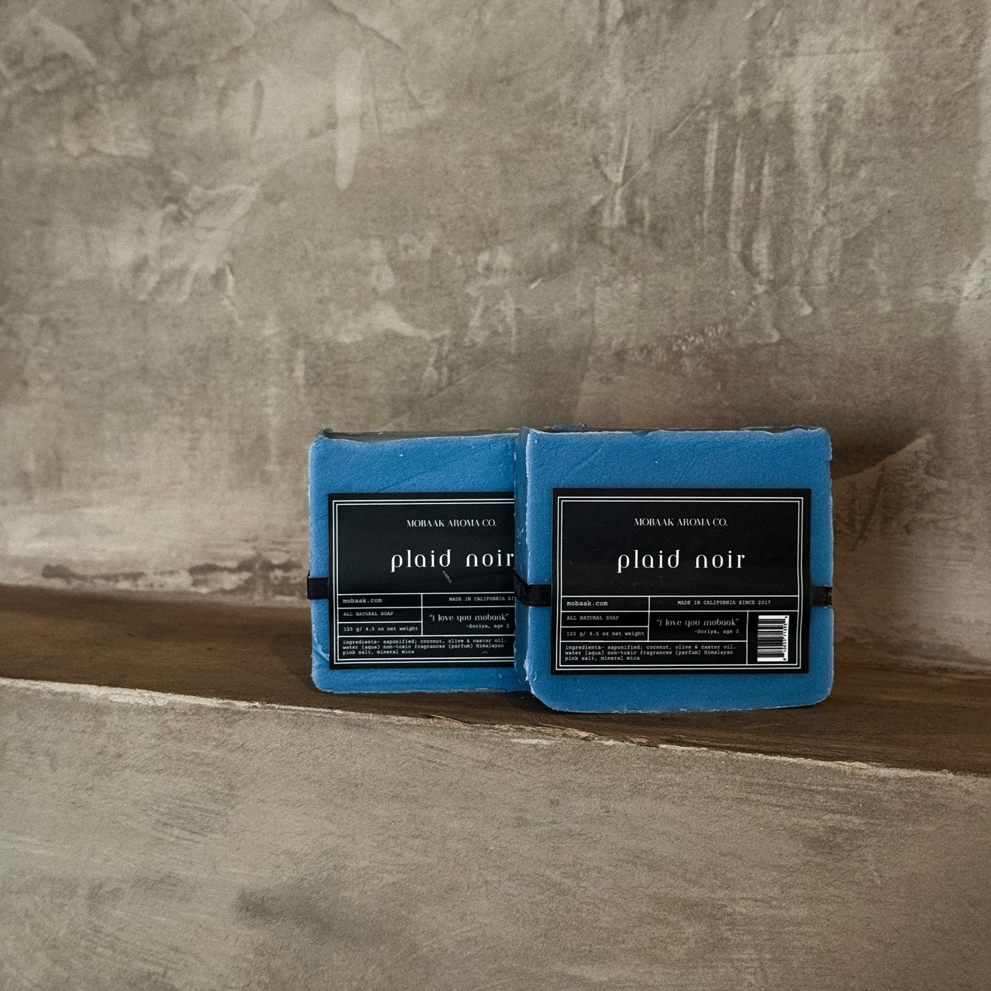 Plaid Noir Natural Soap –