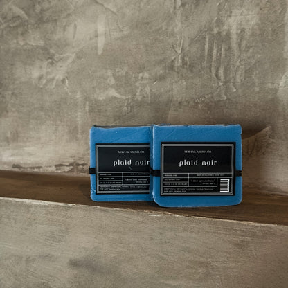Plaid Noir Natural Soap –