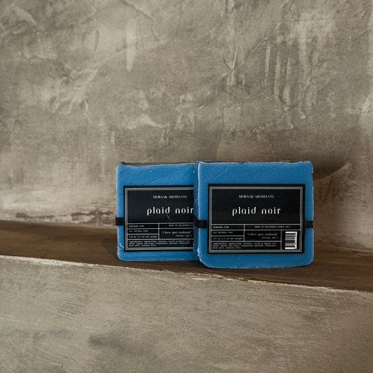 Plaid Noir Natural Soap –