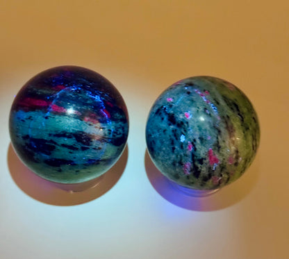 Ruby Zoisite Sphere –