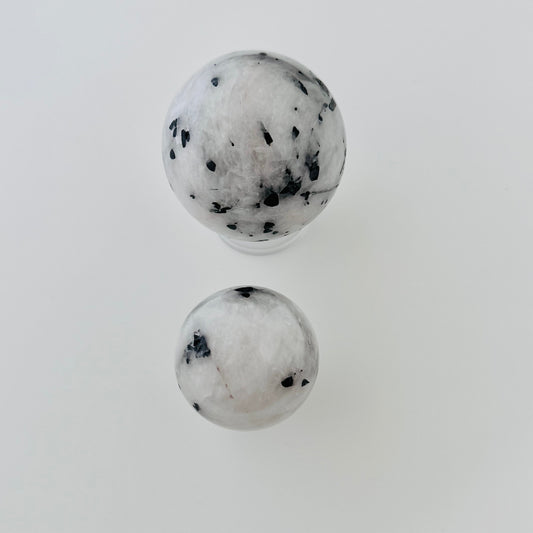 Tourmalinated Quartz Sphere – Black Tourmaline 62 mm