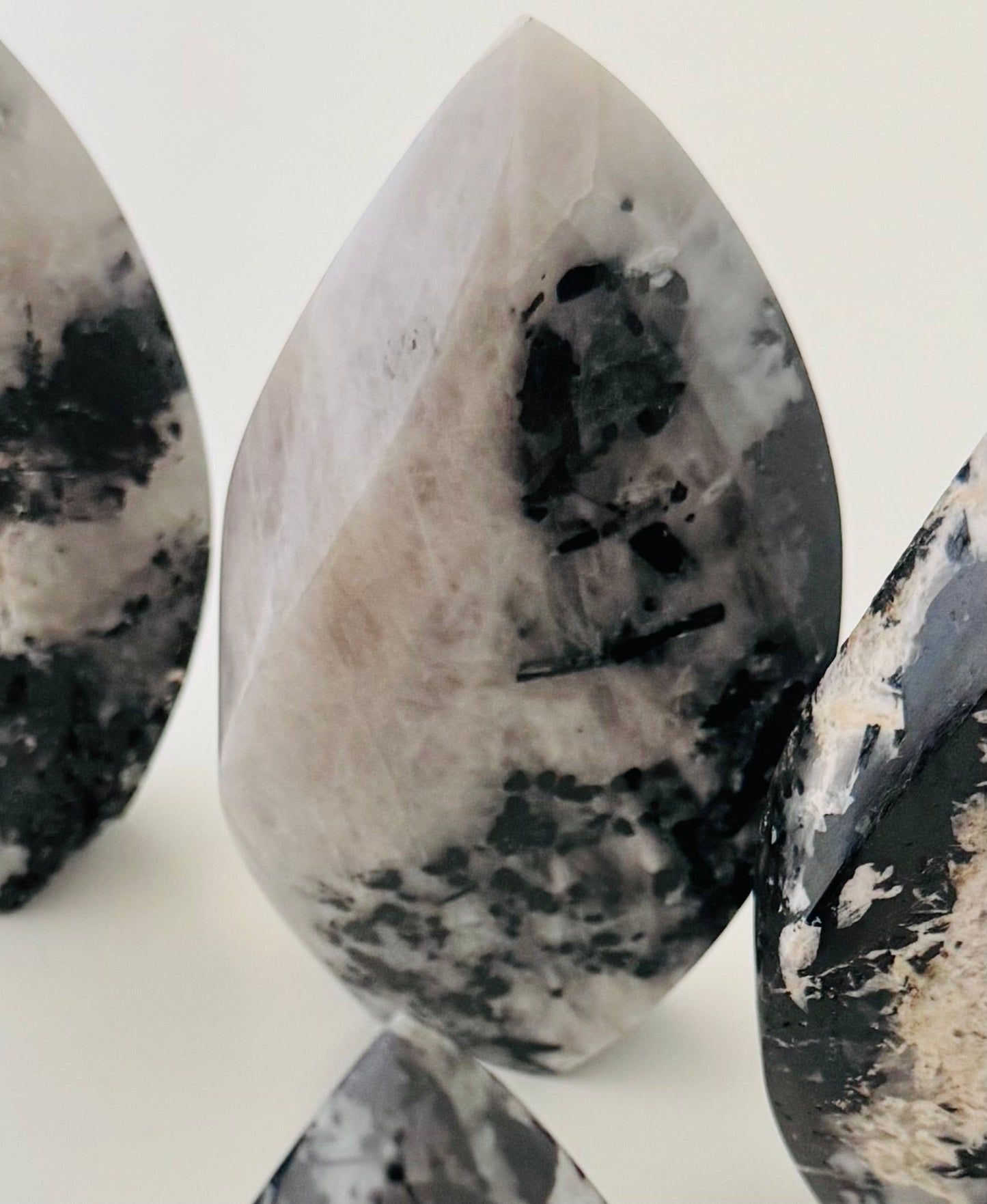 Black Tourmaline in Quartz Flame –