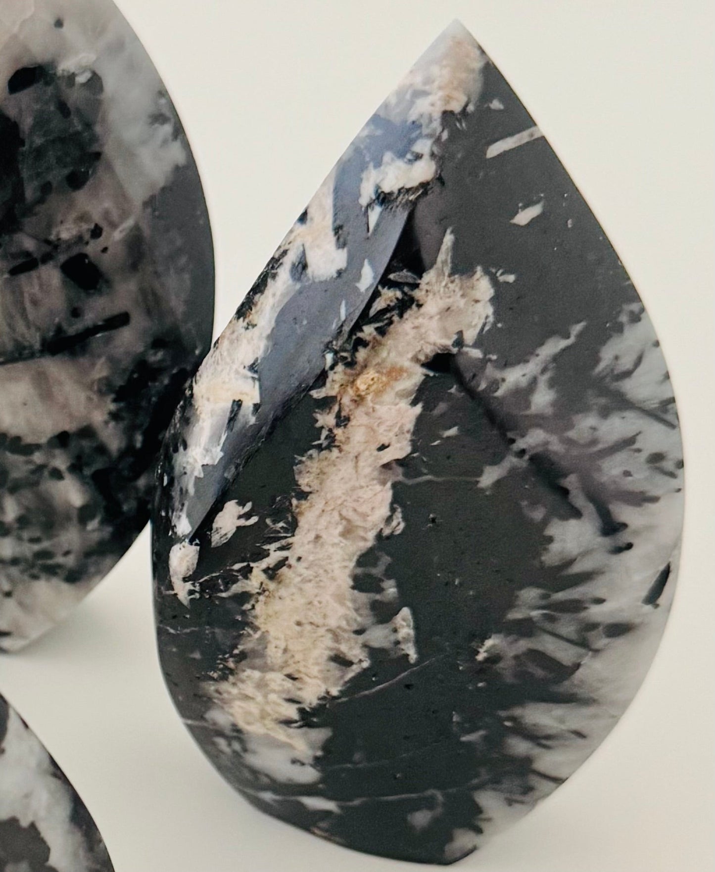 Black Tourmaline in Quartz Flame –