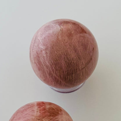 Peach Moonstone Sphere – 66 mm