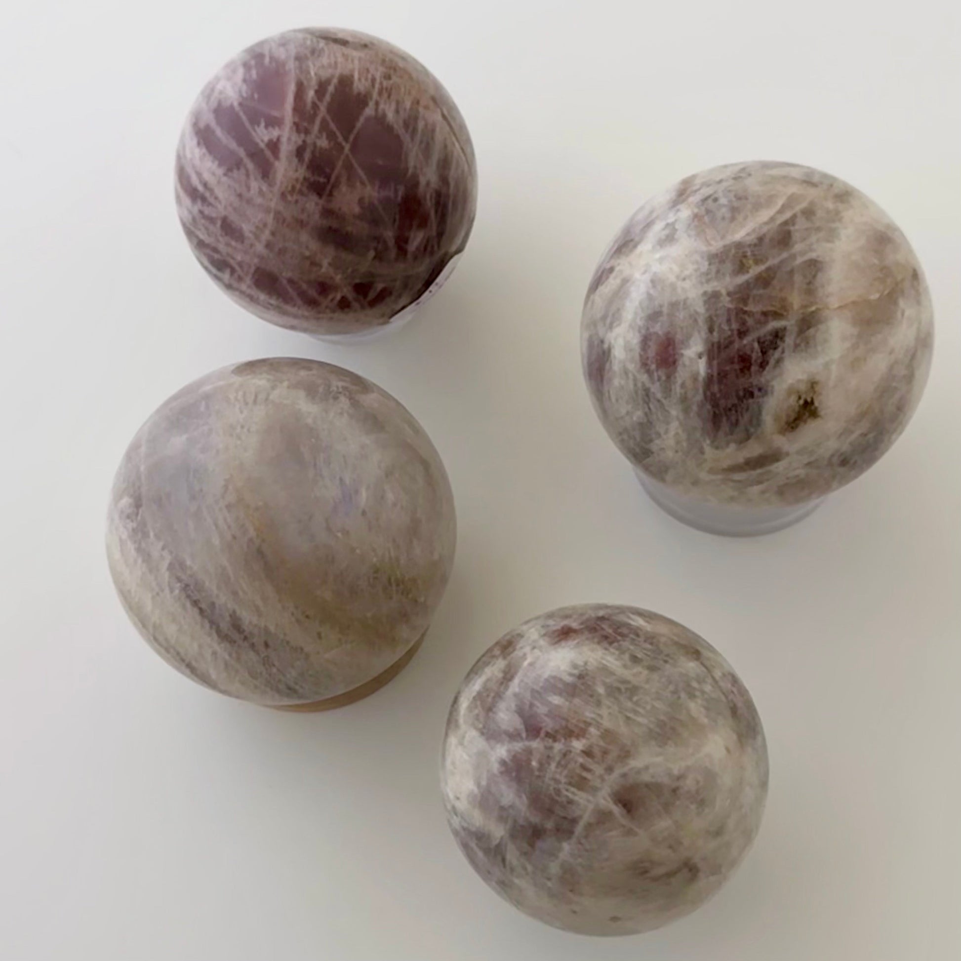 Sunstone in Moonstone Sphere –