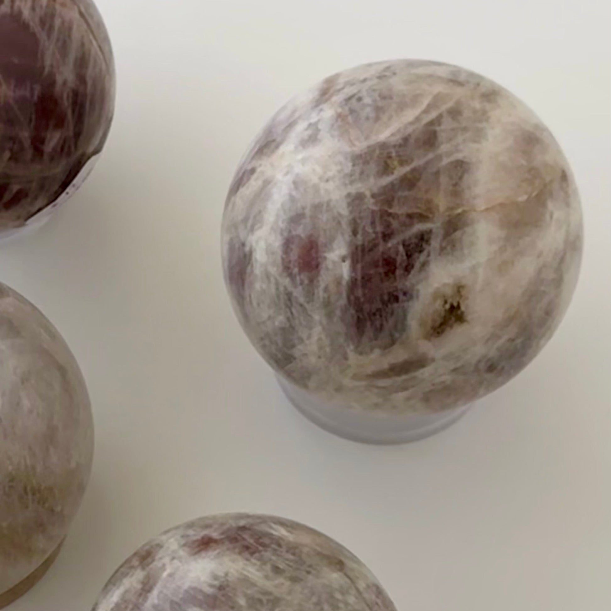 Sunstone in Moonstone Sphere –