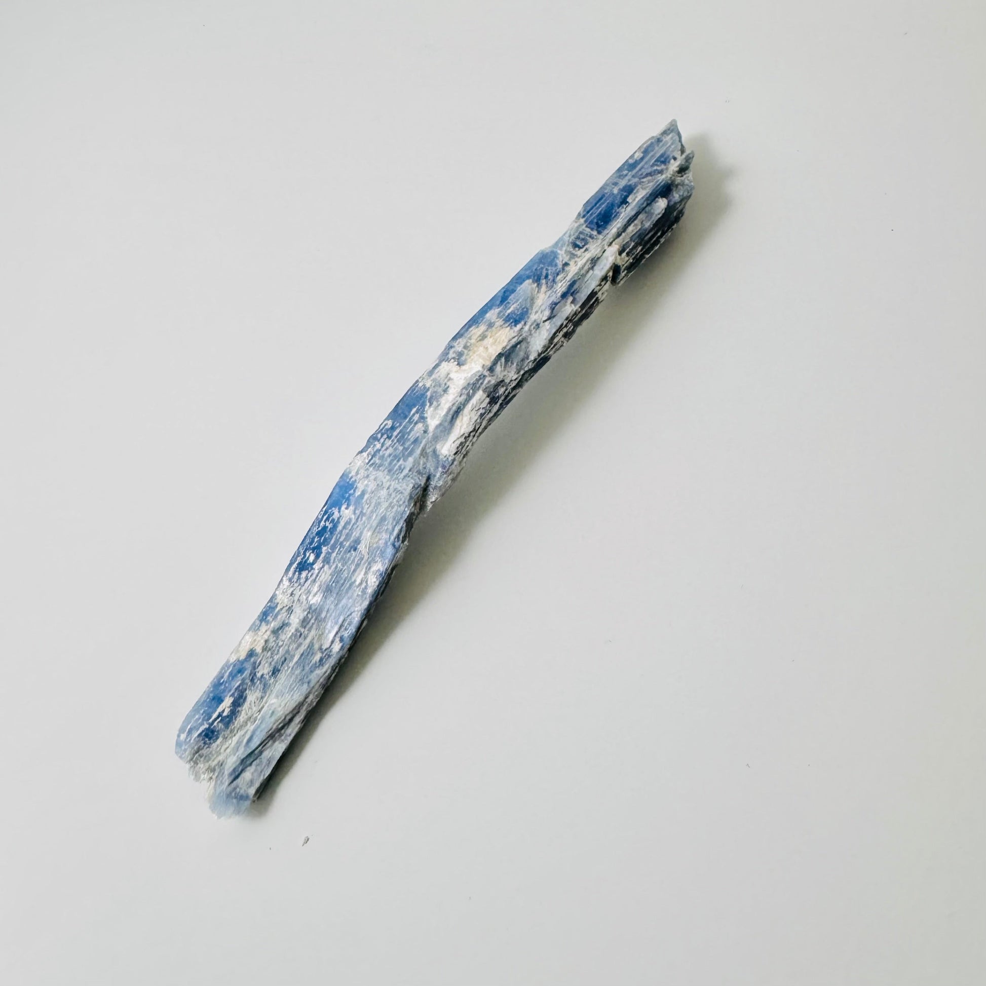 Blue Kyanite w/quartz – 8"x0.05".025"